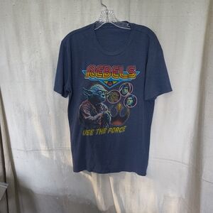 Men's Size XL Blue Star Wars Rebels Graphic T-Shirt